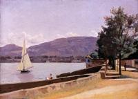 Corot, Jean-Baptiste-Camille - Le Quai des Paquis, Geneva